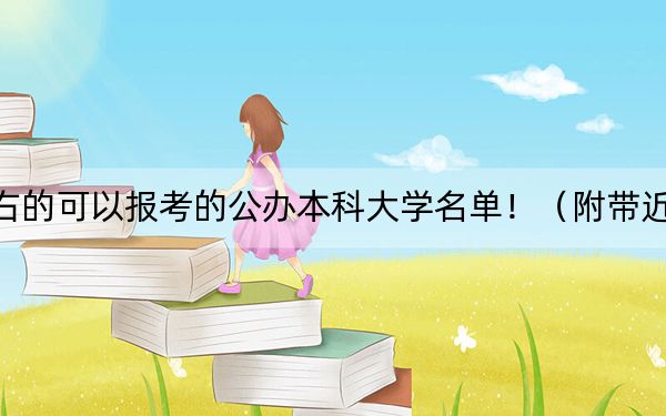 内蒙古高考458分左右的可以报考的公办本科大学名单！（附带近三年高考大学录取名单）