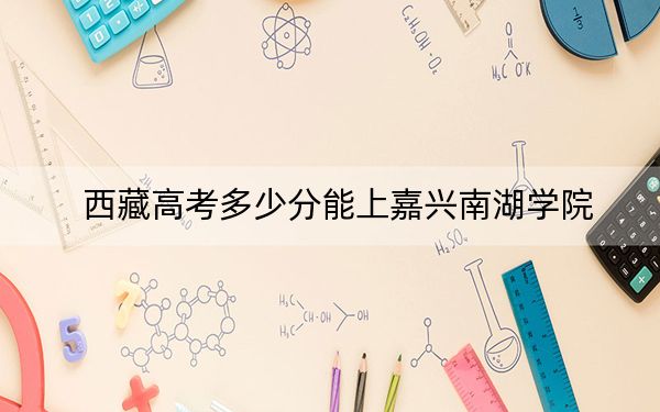西藏高考多少分能上嘉兴南湖学院?2024年分